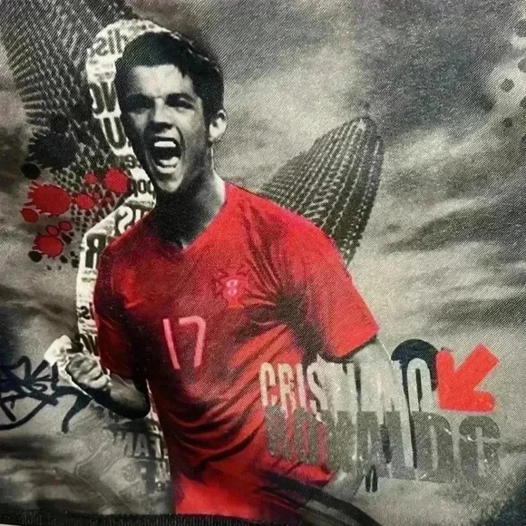 IDEAL SCHOOL BAG with Picture of  the Iconic Football Legend Cristiano Ronaldo - Picture 3 of 10